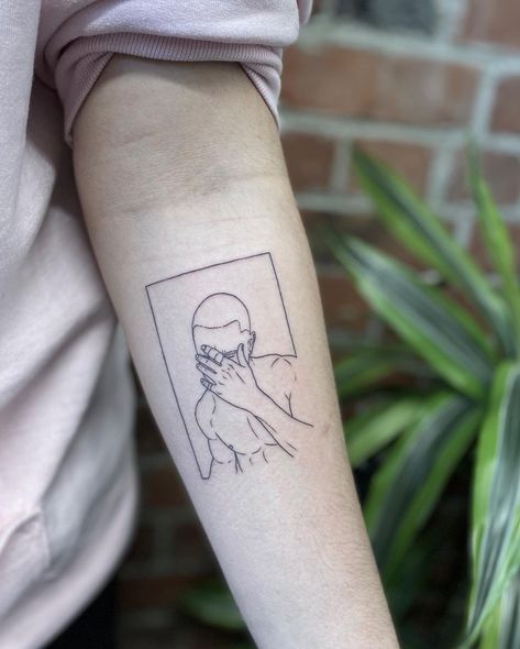 Frank ocean Music Artists Tattoo, Music Album Tattoo Ideas, Pink + White Frank Ocean Tattoo, Blond Tattoo Frank Ocean, Music Artist Tattoo, Eminem Inspired Tattoos, Frank Ocean Inspired Tattoos, Frank Ocean Tattoo Ideas, Blond Tattoo