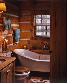 Small Log Cabin Plans...Storybook Style For Living Happily Ever After! Small Log Cabin Plans, Rustic Cabin Plans, Log Cabin Bathrooms, Log Cabin Bathroom, Log Cabin Interior Design, Log Cabin Plans, Cabin Interior Design, Log Cabin Living, Wood Cabin