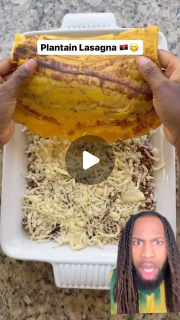 Kwame McKenzie on Instagram: "What y’all think about this recipe? #plantain #food #lasagna #fyp" Food Lasagna, Plantain Lasagna, Plantain Recipes, Lasagna, Hair, On Instagram, Instagram