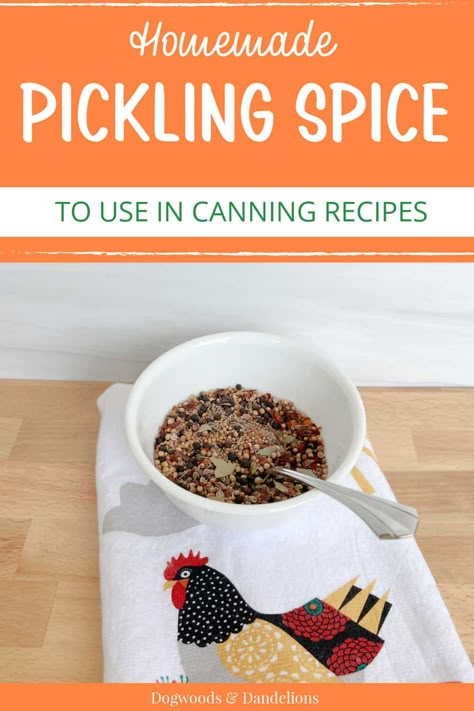 Mix up this homemade pickling spice recipe to use in all your canning recipes that call for pickling spice as well as refrigerator pickle recipes. You can adapt this spice recipe to the flavors you choose to customize your pickles with the flavors you like. Ball Pickling Spice Recipe, Pickling Spice Recipe, Homemade Pickling Spice, Pickled Veggies Recipe, Canning Pickles Recipe, Refrigerator Pickle Recipes, Low Salt Recipes, Pickle Recipes, Fermented Veggies