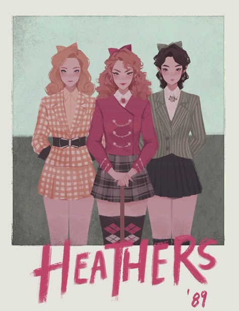 Mean Girls Fanart, Heathers Fan Art, Heathers Musical, Heathers Movie, Super Nana, Powerpuff Girls Fanart, Heathers The Musical, Theatre Nerds, Theatre Life