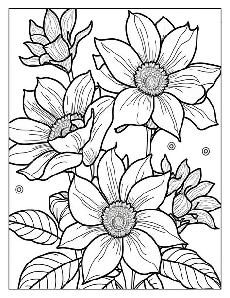 Bring the beauty of nature indoors with these 50+ flower coloring pages. Perfect for adults and kids alike, these pages are a great way to relax, de-stress, and let your creativity flow. So grab your favorite colored pencils or markers and get… #Spring_Coloring_Pages_Free_Printable #Magical_Coloring_Pages #Flower_Colouring_Pages #Floral_Coloring_Pages Flower Coloring Pages For Adults, Magical Coloring Pages, Flower Colouring Pages, Flower Colouring, Floral Coloring Pages, Relaxing Coloring Pages, Heart Coloring Pages, Pumpkin Coloring Pages, Spring Coloring Pages