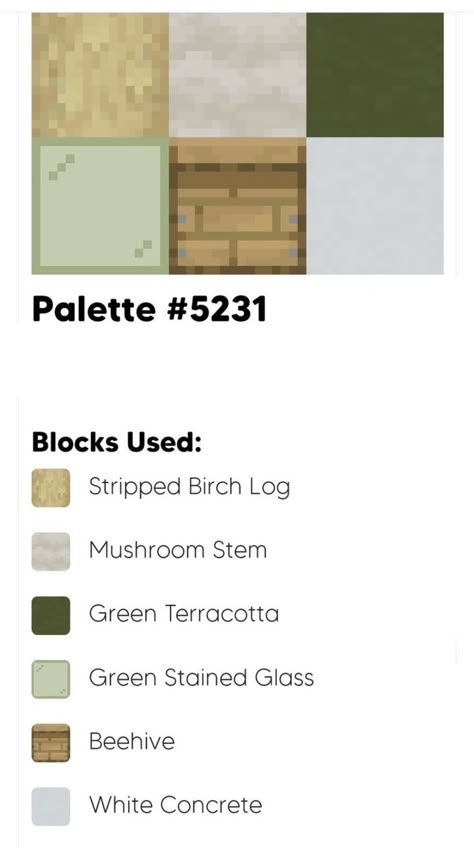 Minecraft Patterns Wall, Dark Oak Color Palette Minecraft, Blue Minecraft Block Palette, Minecraft Dye Chart, Minecraft Spruce Palette, Jungle Wood Pallet Minecraft, Minecraft Copper Palette, Minecraft House Color Palette, Minecraft Block Combos