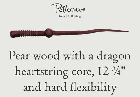 12¾ inches of pear wood with a core of dragon heartstring. Dragon Core, Dragon Heartstring, Workshop Projects, Welcome To Hogwarts, Maggie Stiefvater, Pear Wood, Harry Potter Wand, Project List, Look At The Stars