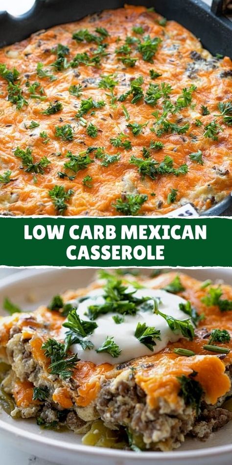 MEXICAN CASSEROLE RECIPE Low Carb Mexican Casserole, Keto Mexican Casserole, Keto 2023, Loaded Burger, Dinner Mexican, Taco Meal, Keto Meat, Casserole Keto, The Boiled Egg Diet