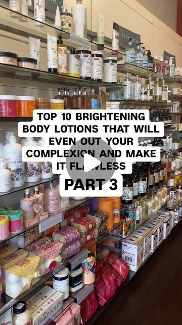 Rosemond Tettey on Instagram: "Top 10 brightening body lotions that will even out your complexion and make it flawless!! #skincare #skin #skincaretips #bodycare #bodycareproducts #instagramreels #foryou #fyp #clearskin #skincarecommunity #skincareaddict #beautytips #flawlessskin" Body Brightening Skin Care, Even Skin Tone Body Products, Best Lotion, Body Lotions, Body Top, April 29, Bright Skin, Toned Body, Flawless Skin