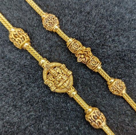 Chain Designs Gold, Thali Chains, Mugappu Chain, Thali Chain, Simple Bridal Jewelry, Couple Ring Design, Cutwork Blouse, Gold Jewels Design, Neck Pieces Jewelry