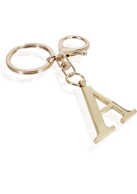 Gold Letter A Keychain - Amazon Gifting Seeds, Gold Letter A, Metal Alphabet, Keychains For Women, Gold Keychain, Chain Letter, 2024 Wishlist, Letter Keychain, Ring Keychain