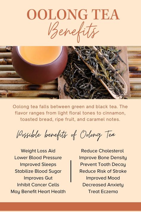 Oolong Tea Aesthetic, Roobois Tea Benefits, Teas Benefit, Oolong Tea Recipe, Oolong Tea Benefits, Medicinal Herbs Remedies, Health Reset, Coffee Syrups, English Knowledge