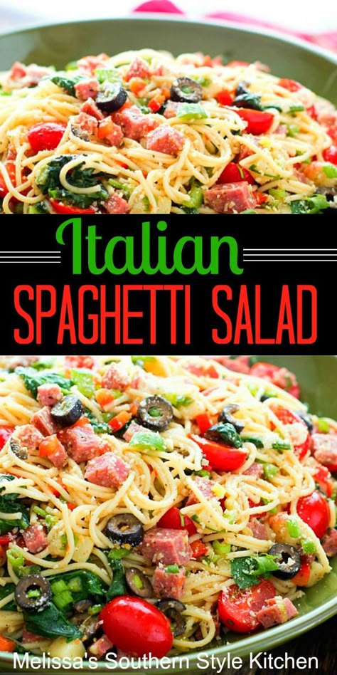 Spaghetti Fruit Salad, Pasta Salad Recipes Spaghetti Noodles, Mediterranean Spaghetti Salad, Summer Spaghetti Salad Recipes, Spaghetti Summer Salad, Spaghetti Salad With Shrimp, Spaghetti Pasta Salad Recipes Cold, Spaghetti Recipes With Vegetables, Registered Dietician Recipes