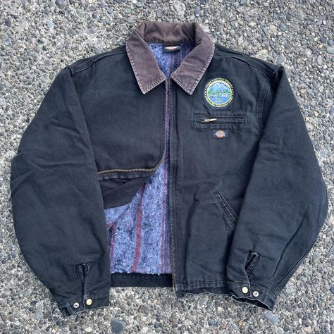 Vintage Dickies Detroit Jacket ‘Carhartt Style’... - Depop Dickies Jacket Outfit, Dickies Jacket, Carhartt Style, Detroit Jacket, Jacket Outfit Women, Vintage Dickies, Workwear Jacket, Jacket Outfit, Outfit Women