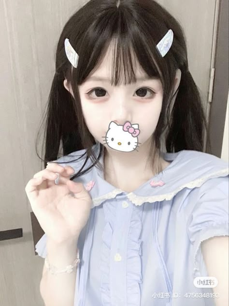 Short Kawaii Haircuts, Ullzang Make Up, L Icon, Gyaru Makeup, Cute Eye Makeup, Doll Eye Makeup, Kawaii Makeup, Cute Makeup Looks, Uzzlang Girl