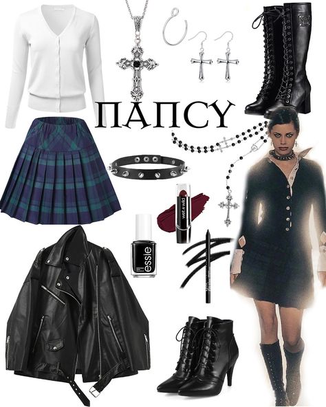 The Craft Outfits: 90’s, Goth & Witchy! – Stealing Pretty The Craft Movie Outfits, The Craft Costume, Classic Goth Outfits, Alt Halloween Costumes, The Craft Outfits, Craft Outfits, 70s Party Outfit, Halloween Fashion Outfits, Goth Halloween Costume