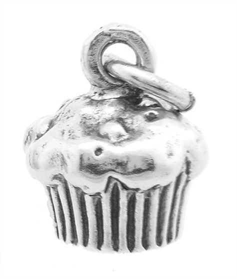 Sterling Silver Delicious Cupcake with Icing Charm ** Find out more about the great product at the image link. Silver Cupcakes, Cupcake Charms, Anklet Chain, Summer Special, Yummy Cupcakes, Pin Image, Brass Gold, Jewellery Display, Gift For Women