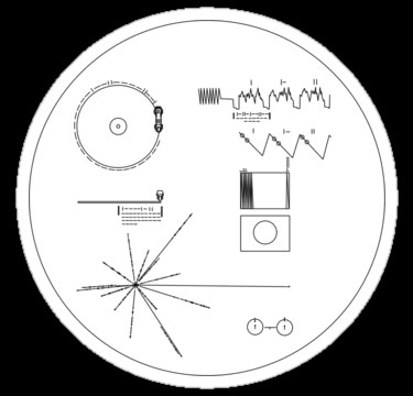 The Voyager Golden Record by leakeg Voyager Tattoo, Pulsar Map, Voyager Golden Record, Astronomy Tattoo, Science Tattoos, Golden Record, Voyager 1, Astronaut Tattoo, Nasa History