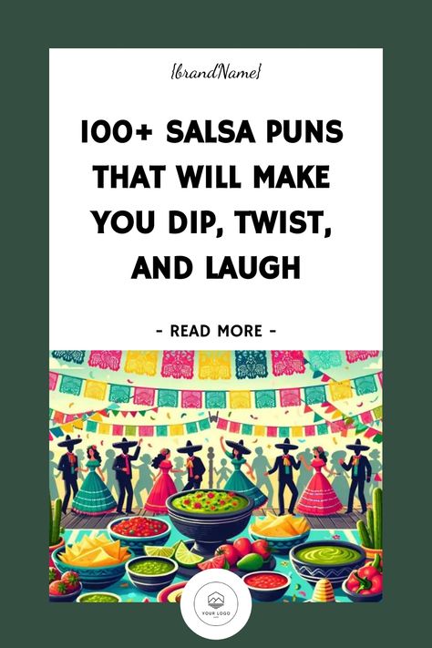 Welcome to the fiesta of humor where the chips are down, and the salsa is up! If you’re looking to add some zest to your day or simply taco ’bout something f Chips And Salsa Quotes, Salsa Puns, Salsa Quotes, Vegetable Puns, Salsa Classes, Salsa Lessons, Fruit Puns, Salsa Dancer, How To Make Salsa