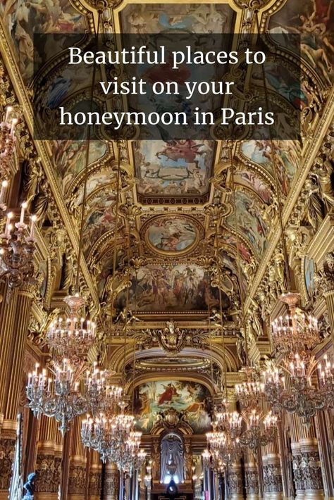 Heading to Paris for your honeymoon? Here are 4 take-away recommendations from a young woman who planned a memorable honeymoon in Paris and explains what you really need to pay attention to! #joinusinfrance #honeymooninparis Paris Honeymoon Aesthetic, Honeymoon Aesthetic, Honeymoon In Paris, Paris Honeymoon, Opera Garnier, Places In Paris, Romantic Paris, Latin Quarter, Most Romantic Places