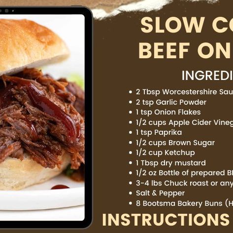 Bootsma Bakery on Instagram: "Well Baked Wednesday~ Slow Cooker Beef on a Bun! Perfect for feeding a crowd, delicious tender beef complimented by Bootsma Bakery's fresh buns😋 Whether it's brown, white, brioche, or slider, we've got your buns covered! Call 403-942-3336 or stop by the bakery to pick up your buns today!🍔 #webakeyousmile #lethbridge #bun #yql #lethbridgelocal #community #BootsmaBakery #Shoplocal #bakery #donuts #grill #bbq #burger #cheesebuns" Beef On A Bun For A Crowd, Beef On A Bun Slow Cooker, Beef On A Bun, Fresh Buns, Bbq Burger, On A Bun, Cheese Buns, Pulled Beef, Recipes Family