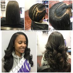 Sew-In Hair Weaves that actually LOOK like your own real hair! ❤️I specialize in creating the most natural-looking sew-in hair weave styles! ***Call or text Natalie B. at (312) 273-8693 to schedule your appointment! Sew In Weave Hairstyles, Natural Sew In, Weave Styles, Crochet Braid Styles, Mega Hair, Sew Ins, Hair Weaves, Quick Weave, Real Hair