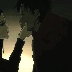 Cute Grunge Couple Aesthetic Matching Pfp, Ergo Proxy Matching Icons, Grunge Gif Pfp For Discord, Ergo Proxy Matching Pfp, Matching Pfp Gif Discord Couple, Yandere Simulator Pfp Matching, Matching Pfp Gifs For Friends, Ergo Proxy Gif, Pfp Gif Matching