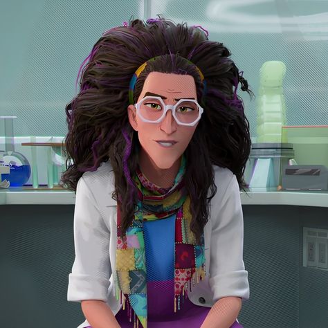 Doc Ock Spider Verse, Doctor Olivia Octavius, Liv Octavius, Spider Verse Characters, Spiderman Moodboard, Olivia Octavius, Animated Movies Characters, Doctor Octopus, Movie Character Costumes