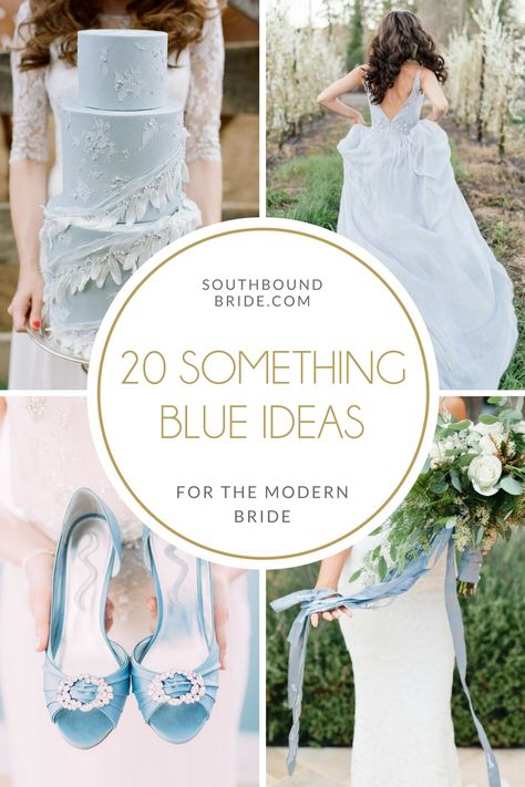 20 Ideas for Including a Something Blue at Your Wedding | SouthBound Bride Unique Something Blue Wedding Ideas, Something Blue Ideas For Bride, Unique Something Blue Wedding, Wedding Something Blue Ideas, Bride Something Blue Ideas, Something Blue Ideas The Bride, Ideas For Something Blue For Bride, Something Blue Wedding Ideas, Something Blue Ideas