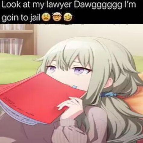 look at my lawyer dawggggg im goin to jail 😫🤯🤣 Look At My Lawyer Dawg Im Going To Jail Kpop, Look At My Lawyer Dawg Im Going To Jail Template, Look At My Lawyer Dawg Im Going To Jail, Look At My Lawyer, Pjsk Funny, Jail Meme, Lawyer Meme, Going To Jail, Funny Lawyer Memes Hilarious