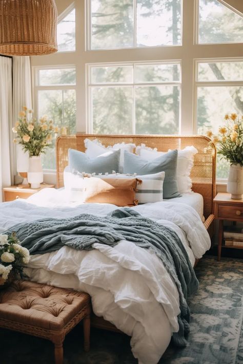 80+ Gorgeous Cottagecore Bedroom Ideas Light Cottagecore Aesthetic Bedroom, Cottage Feel Bedroom, Country Vintage Bedroom, English Cottage Bedroom Ideas Master, French Cottage Bedroom Ideas, Colorful Cottage Bedroom, Cottage Core Bedroom Aesthetic, Cottage Bedroom Aesthetic, Vintage Bedroom Aesthetic