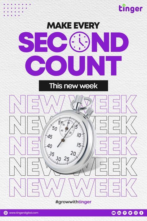 Make every second count this new week. #socialmedia #marketing #socialmediamarketing #digitalmarketing #instagram #branding #business #marketingdigital #seo #design Count Down Post Design, Tinger Digital, Countdown Instagram, Loan Ads, Countdown Design, Countdown Poster, Business Instagram Ideas, Seo Design, Education Banner