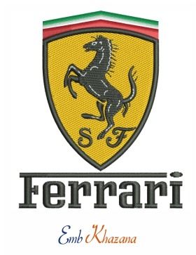 Buy Ferrari Sf Logo Embroidery Dst Pes File online in USA Sf Logo, Logo Embroidery Design, Internet Logo, Coffee Shop Logo, Embroidery Online, Car Badges, Event Logo, Patriotic Flag, Unicorn Design