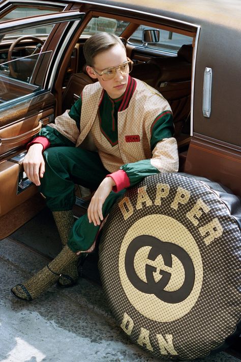 Gucci and Dapper Dan's First Collaboration Is Here - Fashionista 80s Hiphop, Gucci Menswear, Vogue British, Dapper Dan, Gucci Fashion, Alessandro Michele, Luxury Logo, Creative Director, Captain America