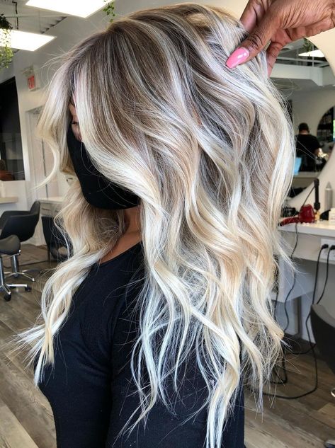 Hair Styles Blonde Dark Roots, Ashy Icy Blonde Balayage, Lowlights Through Blonde Hair, Blonde And Ash Hair, Blonde Ombre Hair With Money Piece, Natural Blonde To Platinum Balayage, Ice Blonde Balayage With Money Piece, I’ve Blonde Highlights, Dynamic Blonde Hair