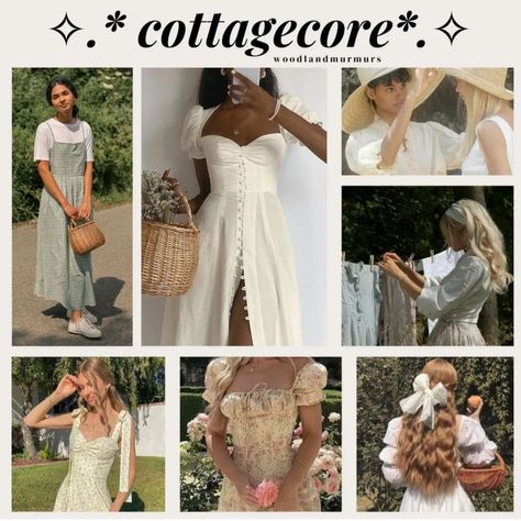 This is a compilation of cottagecore (feminine) outfits. Cottagecore is a recently trending aesthetic, and it is inspired of light colors and outfits that were worn in countryside, especially in Europe, and mostly movies. Light Cottagecore Aesthetic Outfits, Countryside Outfits Women, Countryside Aesthetic Outfit, Cottagecore Outfits Aesthetic, Soft Cottagecore Outfits, Cottagecore Things, Cottagecore Aesthetic Outfits, Cottagecore Fits, Feminine Aesthetic Outfits