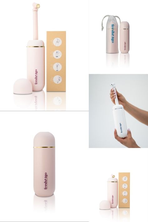 Nude portable bidet Bidet Portable, Peri Bottle, Portable Bidet, Future Apartment, Diy Tools, Postpartum, Travel Bag, Daily Life, Electricity