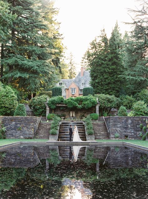 Lewis And Clark College, Portland Wedding, Farmhouse Remodel, Lewis And Clark, A Pond, Outdoor Wedding Venues, Graduation Pictures, Lush Green, My Dream Home