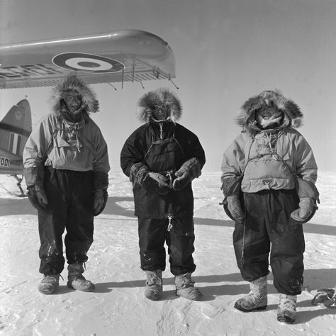 Expedition members wearing windproof clothing on the Plateau | Antarctica NZ Arctic Explorer Outfit, Antarctica Clothing, Arctic Clothing, Polar Explorer, Artic Expedition, Polar Expedition, Antarctica Expedition, Antarctic Expedition, Arctic Explorers