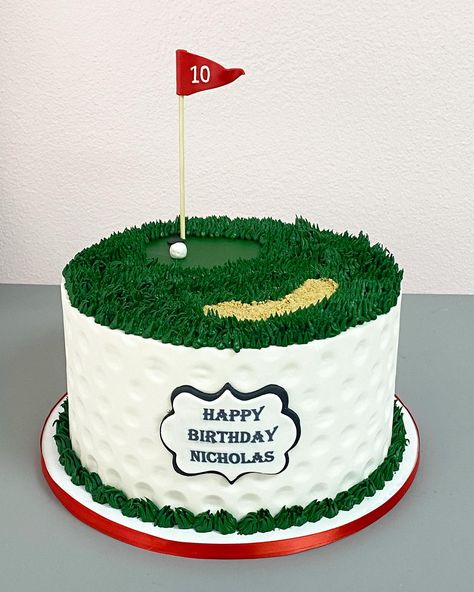 It was a golf themed weekend for us ! ⛳️ . . . . #holeinone #golftheme #golfcake #kidsbirthday #firstbirthday #firstbirthdaycake #ocbakery #buttercream #fondant #ricecrispytreats Golf Cake Buttercream, Golf Cakes For Kids, Golf Cakes For Men Birthdays, Ken Cake, Golf Cake Ideas, Golf Bag Cake, Golf Cake Pops, 21st Birthday Cake For Guys, Golf Birthday Cake