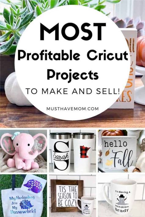 Projects To Make And Sell, Diy Projects That Sell Well, Cricut Projects Easy, Cricut Explore Air Projects, Vinyle Cricut, Circuit Crafts, Cricut Explore Projects, Projets Cricut, Maker Project