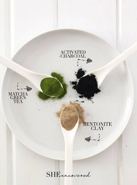 Charcoal Face Mask, Green Tea Mask, Diy Kosmetik, Face Mask Recipe, Body Creams, Spa Water, Charcoal Mask, Bentonite Clay, Mascara Facial