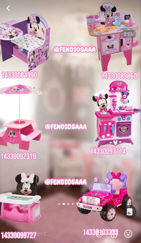 Bloxburg Minnie Mouse Room, Minnie Mouse Codes For Bloxburg, Toys Bloxburg Decals, Kid Bloxburg Room, Bloxburg Room Codes, Bloxburg Minnie Mouse Decals, Kids Room Decals Bloxburg, Minnie Mouse Decal Codes Bloxburg, Flower Codes Bloxburg