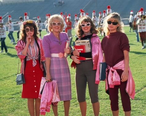 The Pink Ladies pledge to act cool, to look cool and to be cool. Grease Movie Fashion, Grease Fashion, Pink Ladies Grease, Grease Outfits, Grease Party, Grease Costumes, Grease Movie, Grease 2, Movie Fashion