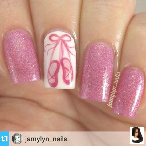 Instagram media by nailpromote – #Repost @jamylyn_nails ・・・ Here’s a s… Instagram media by nailpromote – #Repost @jamylyn_nails ・・・ Here’s a swatch of ‘Prima Assoluta’ by Ashlie Jade. Named after… Nail Polish Ideas Easy, Dance Nails, Ballet Nails, Romantic Nails, Nails Only, Jelly Nails, Shellac Nails, Girls Nails, Gorgeous Nails