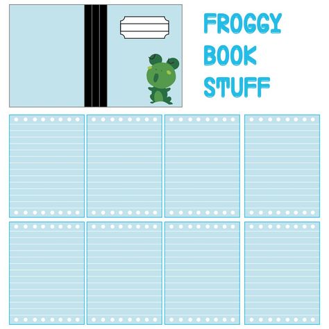 Print My Froggy Stuff Printables Doll Printables My Froggy Stuff, Miniature School Printables, Mini School Supplies Printables, Barbie Printables My Froggy Stuff, My Froggy Stuff Printables, Printable Mini Books, Free School Printables, Printables Wallpaper, My Froggy Stuff