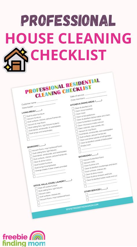 This is a professional checklist for cleaning the house printable pdf. Deep Clean Checklist By Room, Chores By Room, Professional Cleaning Checklist, Professional House Cleaning Checklist, Cleaning List Printable, Cleaning House Checklist, Deep Clean Checklist, Deep Cleaning House Checklist, Peachy Clean