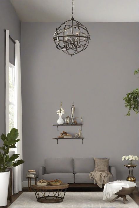 living room decor, wall painting ideas, home decorating ideas, interior design tips Sw Popular Gray Living Room, Sw Requisite Gray, Color For Living Room Walls, Magnolia Home Furniture, Color For Living Room, Paint Guide, Mindful Gray, Repose Gray, Bedroom Bliss