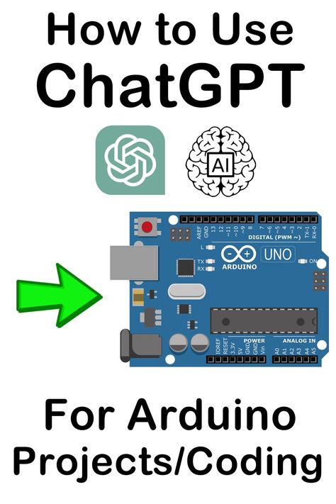 Learn, How to use ChatGPT AI for Arduino Projects and Coding/Programming. If you are a beginner, don't know the coding and want to make advance Arduino projects so this video will help you a lot. The ChatGPT is an advance Artificial Intelligence (AI) tool that can help you in learning programming, Arduino and other Microcontrollers like Raspberry pi, Nodemcu etc. Arduino Projects Ideas Robots, Arduino Projects Ideas Electronics, Arduino Robot Projects, Learning Programming, Arduino Home Automation, Programming Projects, Arduino Beginner, Arduino Wifi, Simple Arduino Projects