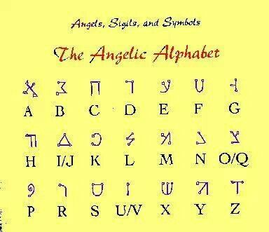 Angelic Alphabet Angelic Alphabet Letters, Angel Alphabet, Alphabet Code, Alphabet Symbols, Pagan Symbols, Spirit Guides, Lettering Alphabet, Vikings, Alphabet