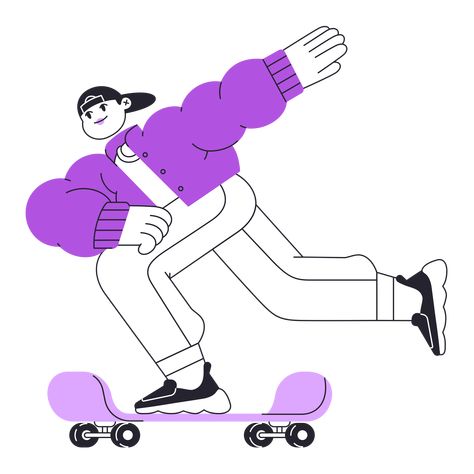 Skateboard Illustration, Skateboard Logo, Cool Dude, Stuff For Free, Free Vector Illustration, Skate Art, Skateboarder, Vector Clipart, Teenage Boys