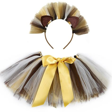 Baby Tutu Outfits, Simple Costumes, Tulle Costumes, Christmas Halloween Costumes, Skirt For Kids, Lion Dress, Tulle Skirts Outfit, Aesop's Fables, Lion Costume