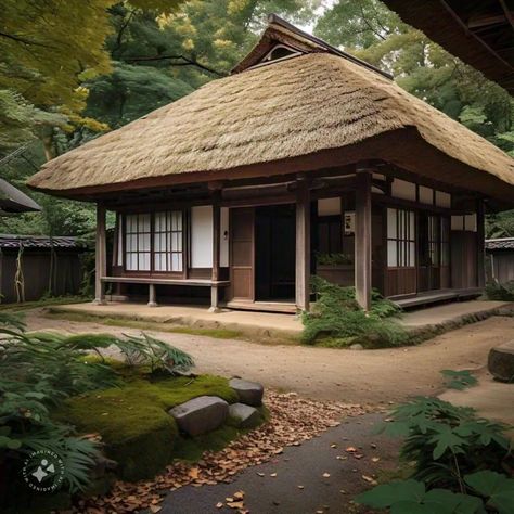 Traditional Japanese house Image. #traditionaljapanesehouse #japanese #japan #jardinjapones #artificial #artificialintelligence #art #wallpapers #WhatsApp #freepik #jetro003p Ancient Japanese House, Humble House, House Image, Traditional Japanese House, Small Cottages, Japanese House, Dream House Decor, Traditional Japanese, Traditional House